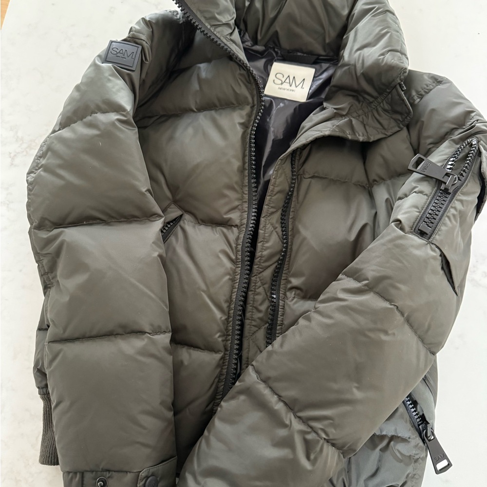 SAM New York Quilted Olive Jacket